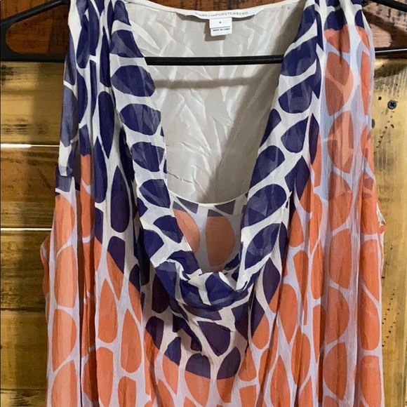 DVF Silk Maxi dress size 4 - Picture 11 of 12